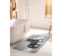 Коврик для ванной комнаты и туалета противоскользящий JOYARTY "Лошадь у моря" 60х100 см bath_378811_60x100