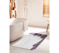 Коврик для ванной комнаты и туалета противоскользящий JOYARTY "Лаванда у стены" 60х100 см bath_94933_60x100