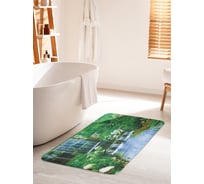 Коврик для ванной комнаты и туалета противоскользящий JOYARTY "Водопад" 60х100 см bath_31528_60x100
