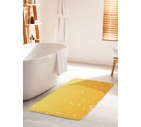 Коврик для ванной комнаты и туалета противоскользящий JOYARTY "Крупные капли" 60х100 см bath_21880_60x100