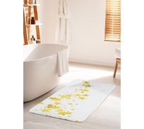 Коврик для ванной комнаты и туалета противоскользящий JOYARTY "Золотой звездопад" 60х100 см bath_33791_60x100