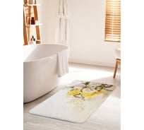 Коврик для ванной комнаты и туалета противоскользящий JOYARTY "Букет роз" 60х100 см bath_32909_60x100