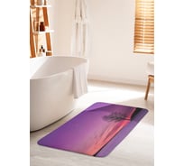 Коврик для ванной комнаты и туалета противоскользящий JOYARTY "Наступление ночи" 60х100 см bath_35609_60x100