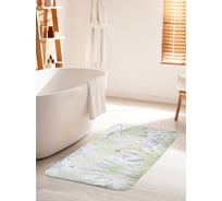 Коврик для ванной комнаты и туалета противоскользящий JOYARTY "Полевая флора" 60х100 см bath_32392_60x100