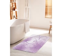 Коврик для ванной комнаты и туалета противоскользящий JOYARTY "Пыльца цветов" 60х100 см bath_30234_60x100