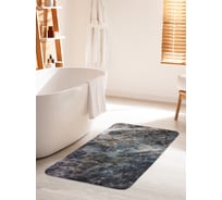 Коврик для ванной комнаты и туалета противоскользящий JOYARTY "Вулканические прожилки" 60х100 см bath_37000_60x100