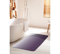 Коврик для ванной комнаты и туалета противоскользящий JOYARTY "сумеречный градиент" 60х100 см bath_23527_60x100