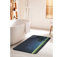 Коврик для ванной комнаты и туалета противоскользящий JOYARTY "Лунное освещение" 60х100 см bath_38829_60x100