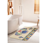 Коврик для ванной комнаты и туалета противоскользящий JOYARTY "Египетский скарабей" 60х100 см bath_31322_60x100