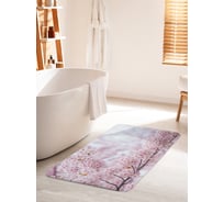 Коврик для ванной комнаты и туалета противоскользящий JOYARTY "Вишневый сад" 60х100 см bath_31506_60x100