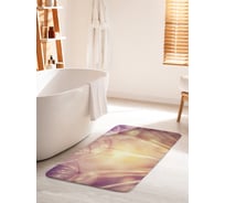 Коврик для ванной комнаты и туалета противоскользящий JOYARTY "Цветочные зонтики" 60х100 см bath_33350_60x100