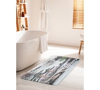 Коврик для ванной комнаты и туалета противоскользящий JOYARTY "Водопад в лесу" 60х100 см bath_10009_60x100