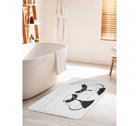 Коврик для ванной комнаты и туалета противоскользящий JOYARTY "Кошачья свадьба" 60х100 см bath_9739_60x100