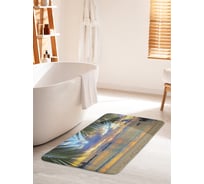 Коврик для ванной комнаты и туалета противоскользящий JOYARTY "Райское место" 60х100 см bath_10370_60x100