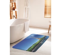 Коврик для ванной комнаты и туалета противоскользящий JOYARTY "Парижский парк" 60х100 см bath_11317_60x100