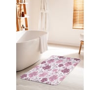 Коврик для ванной комнаты и туалета противоскользящий JOYARTY "Цветочный сон" 60х100 см bath_18523_60x100