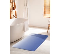 Коврик для ванной комнаты и туалета противоскользящий JOYARTY "Грозовой градиент" 60х100 см bath_23534_60x100