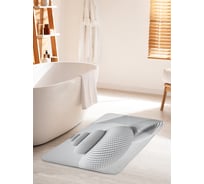 Коврик для ванной комнаты и туалета противоскользящий JOYARTY "Спиральная ракушка" 60х100 см bath_20005_60x100