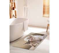 Коврик для ванной комнаты и туалета противоскользящий JOYARTY "Весело смотрят" 60х100 см bath_30203_60x100