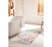 Коврик для ванной комнаты и туалета противоскользящий JOYARTY "Сакура крупным планом" 60х100 см bath_32412_60x100