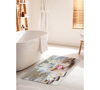 Коврик для ванной комнаты и туалета противоскользящий JOYARTY "Лечебный пруд" 60х100 см bath_21868_60x100