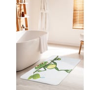 Коврик для ванной комнаты и туалета противоскользящий JOYARTY "Древняя лягушка" 60х100 см bath_15264_60x100