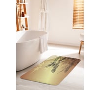 Коврик для ванной комнаты и туалета противоскользящий JOYARTY "Сонное дерево" 60х100 см bath_17865_60x100