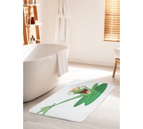 Коврик для ванной комнаты и туалета противоскользящий JOYARTY "Царевна лягушка" 60х100 см bath_15245_60x100