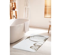 Коврик для ванной комнаты и туалета противоскользящий JOYARTY "Семейство пингвинов" 60х100 см bath_17277_60x100