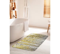 Коврик для ванной комнаты и туалета противоскользящий JOYARTY "Березовая ограда" 60х100 см bath_15752_60x100