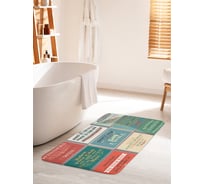 Коврик для ванной комнаты и туалета противоскользящий JOYARTY "Правила победителя" 60х100 см bath_16011_60x100