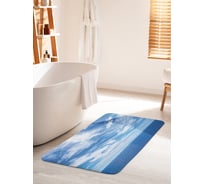 Коврик для ванной комнаты и туалета противоскользящий JOYARTY "Небо нарисовало узор" 60х100 см bath_17356_60x100