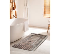 Коврик для ванной комнаты и туалета противоскользящий JOYARTY "Прочная старая дверь" 60х100 см bath_16402_60x100