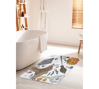 Коврик для ванной комнаты и туалета противоскользящий JOYARTY "Хэллоуинские атрибуты" 60х100 см bath_19413_60x100