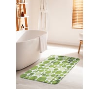 Коврик для ванной комнаты и туалета противоскользящий JOYARTY "Стареющие круги" 60х100 см bath_16387_60x100