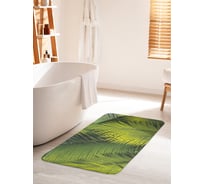 Коврик для ванной комнаты и туалета противоскользящий JOYARTY "Много папоротника" 60х100 см bath_20021_60x100
