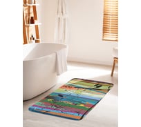Коврик для ванной комнаты и туалета противоскользящий JOYARTY "Красочное проявление" 60х100 см bath_21399_60x100