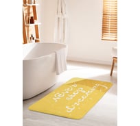 Коврик для ванной комнаты и туалета противоскользящий JOYARTY "Никогда не бросай мечту" 60х100 см bath_19187_60x100