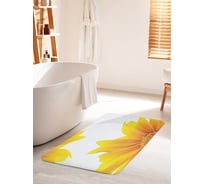 Коврик для ванной комнаты и туалета противоскользящий JOYARTY "Солнечный цветок" 60х100 см bath_13412_60x100