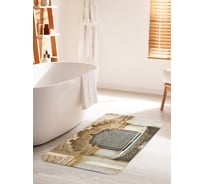 Коврик для ванной комнаты и туалета противоскользящий JOYARTY "Марокканская фреска" 60х100 см bath_12312_60x100