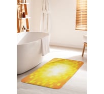 Коврик для ванной комнаты и туалета противоскользящий JOYARTY "Клеточная декорация" 60х100 см bath_13440_60x100