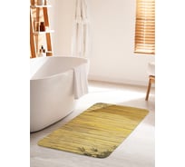 Коврик для ванной комнаты и туалета противоскользящий JOYARTY "Бамбуковые стебли" 60х100 см bath_13721_60x100