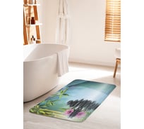 Коврик для ванной комнаты и туалета противоскользящий JOYARTY "Успокаивающее отражение" 60х100 см bath_12509_60x100