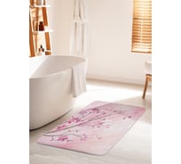 Коврик для ванной комнаты и туалета противоскользящий JOYARTY "Небесная ветка" 60х100 см bath_14318_60x100