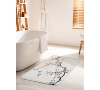 Коврик для ванной комнаты и туалета противоскользящий JOYARTY "Жажда цветения" 60х100 см bath_14321_60x100