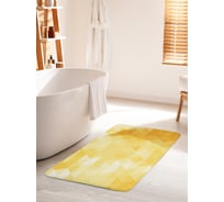 Коврик для ванной комнаты и туалета противоскользящий JOYARTY "Геометрические узоры" 60х100 см bath_13422_60x100