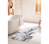 Коврик для ванной комнаты и туалета противоскользящий JOYARTY "Бамбуковая надежда" 60х100 см bath_13728_60x100