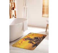 Коврик для ванной комнаты и туалета противоскользящий JOYARTY "Будда спокоен" 60х100 см bath_14101_60x100
