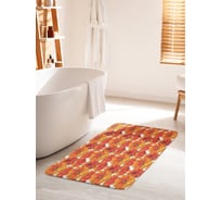 Коврик для ванной комнаты и туалета противоскользящий JOYARTY "Свежие цветы" 60х100 см bath_13492_60x100