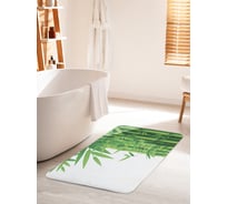 Коврик для ванной комнаты и туалета противоскользящий JOYARTY "Бамбуковые ростки" 60х100 см bath_13723_60x100